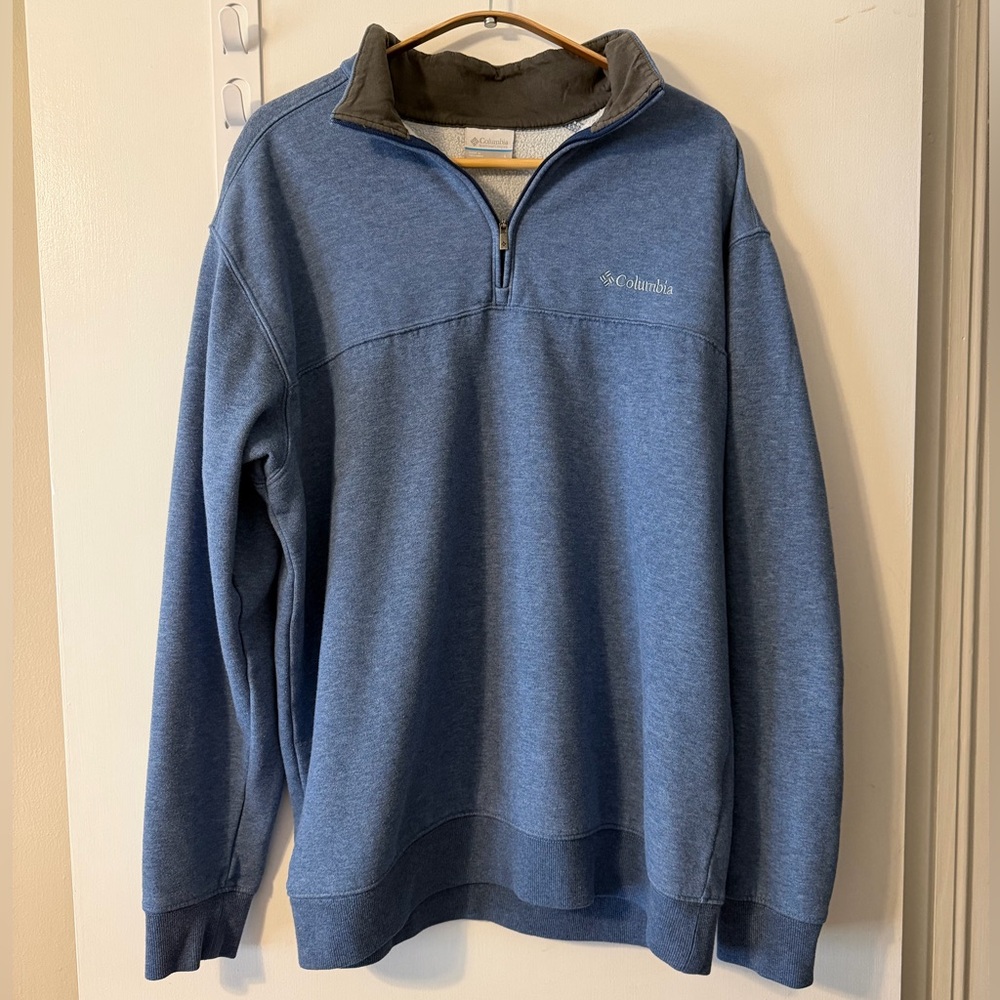 Columbia Men's Blue Pullover Large